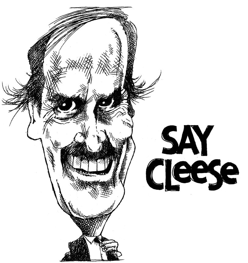 drawn image of John Cleese. On the methods to breaking into film episode.