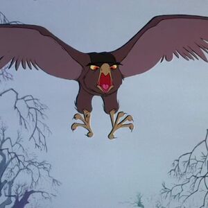 hawk from Sword and the Stone