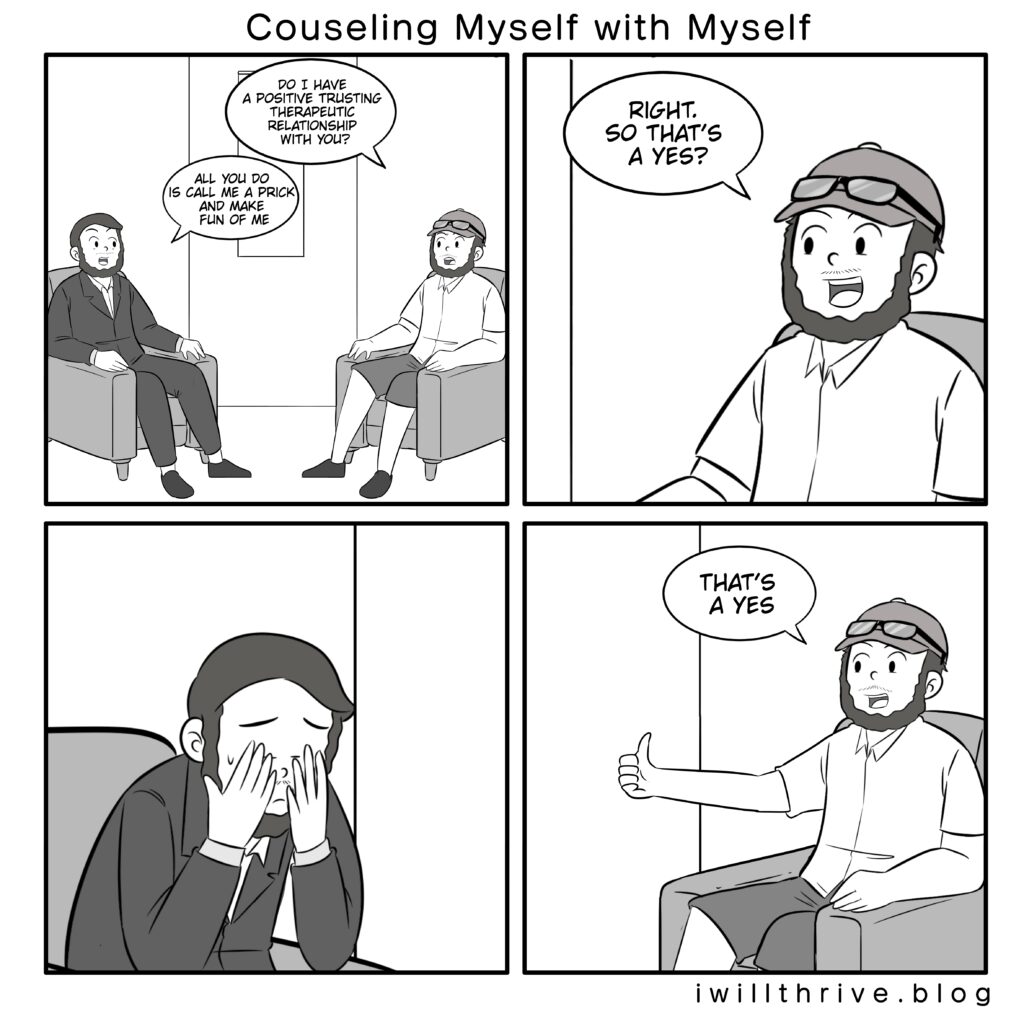 Stupidity in the form of a counseling comic.