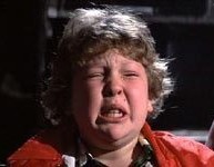 Chunk in a classic moment of his stupidity, from the film Goonies. Sharing his confessions just like I am today.