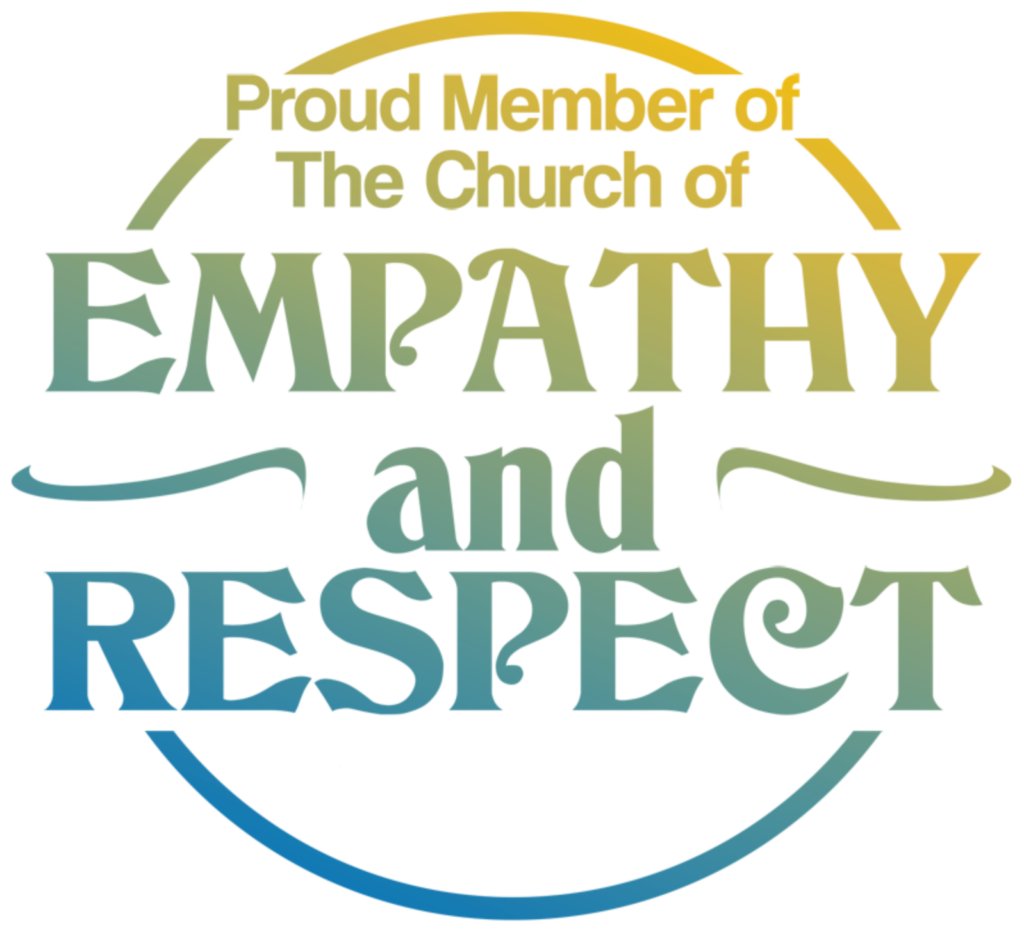 The church of empathy and respect logo.